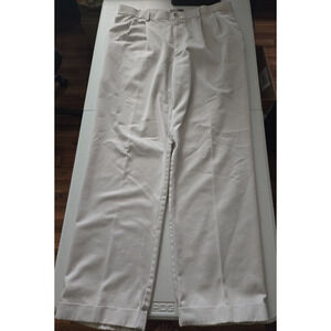 Dockers Pants Men 34x34  Tan D4 Relaxed Fit Flat Front Stretch Khakis‎